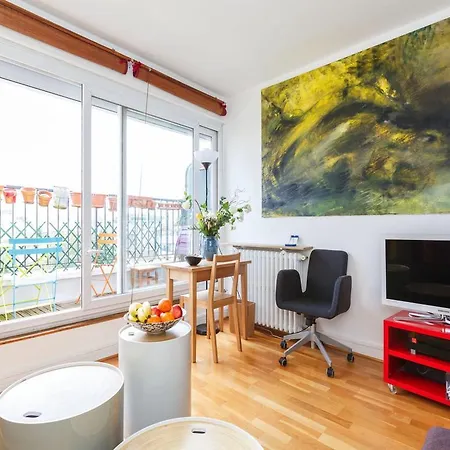 Daire With Terrace And Paris View Pantin